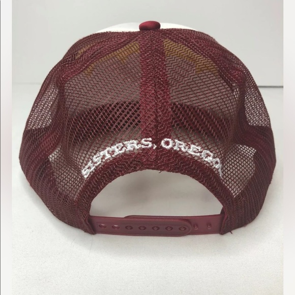 New Brewery Brand Co Hat Three Creeks Sister, Oregon Color Burgundy - Picture 3 of 6